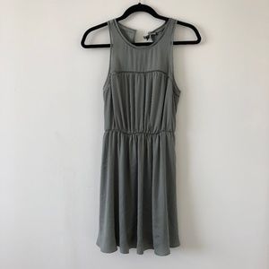 Silk Shift Dress Slate Green (GUESS)